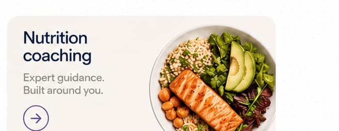 Plated salmon, grains, and avocado